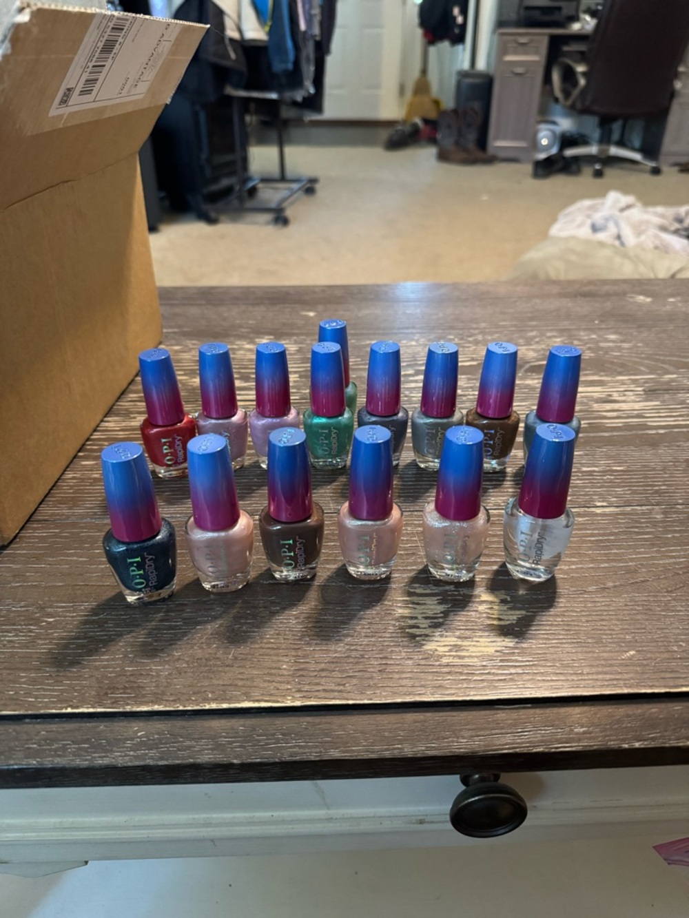 OPI RapiDry Assorted Nail Polish Lot